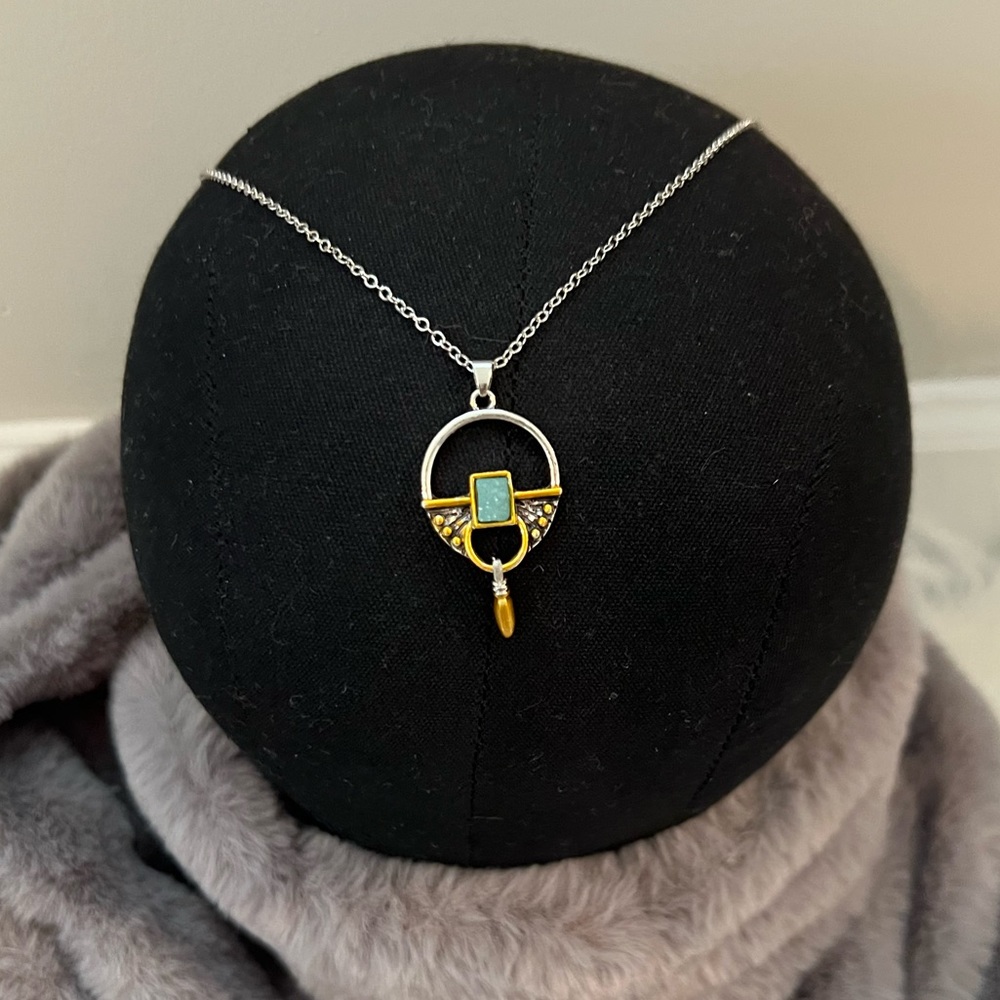 SUNNYOUTH Vintage Crystal Pendant Necklaces for Women Girls